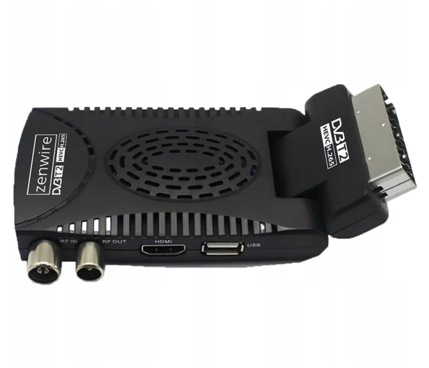 Zenwire Tuner Dekoder Satelitarny DVBT2 HEVC H.265 WiFi - 1604673 - zdjęcie 2